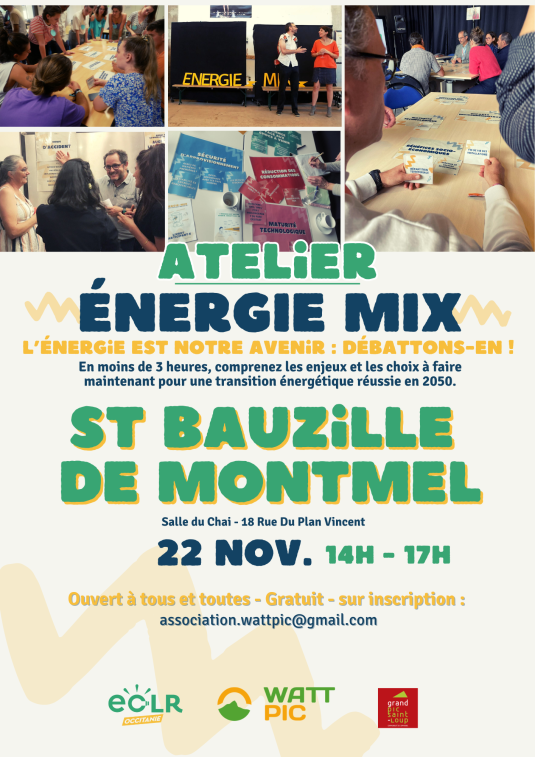 22 nov - St Bauzille de Montmel (34) - Atelier Energie-Mix